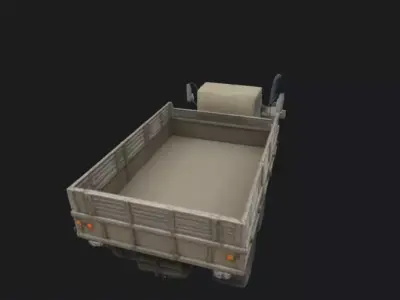 Military Truck 3D Model 3D model from CGTrader