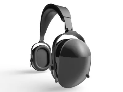 Safety Earmuffs 01 3D model