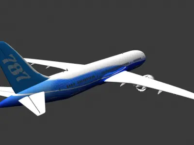 Boeing 787 3D model purchase