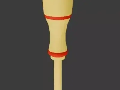 Small Combined Screwdriver 3D model