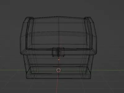 Simple treasure chest Free 3D model
