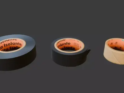 Fita Isolante - Electrical Insulating Tape 3D model