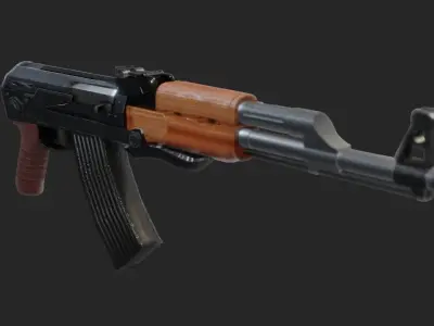 Ak-47 ak - rifle Free 3D model get