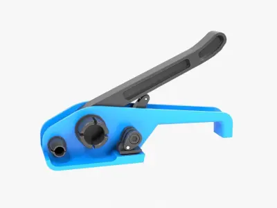 Strap Tensioner Low-poly 3D model