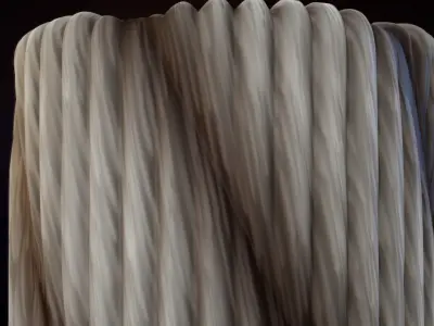 Seamless PBR Rope Grey Material Textures Texture