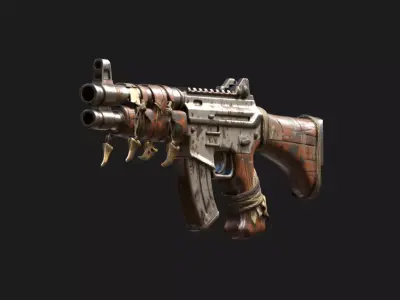 Survival Combat Rifle 3D model