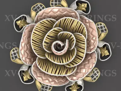 NEW TURKISH RINGS LOT XV-01 TO 10 3D print model