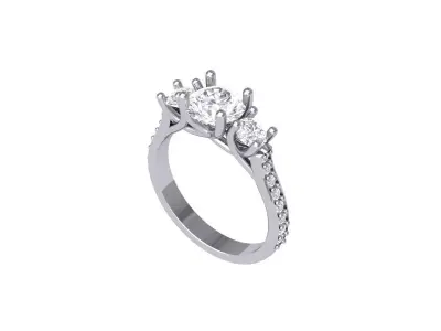 Wedding Ring  3D print model 212