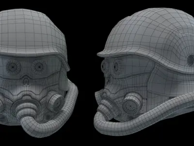 MK II Prometheus Helmet Purity 3D model