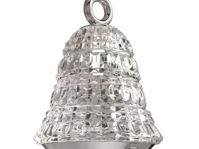 Baccarat NEW ANTIQUE LED rechargeable crystal table lamp 3D model