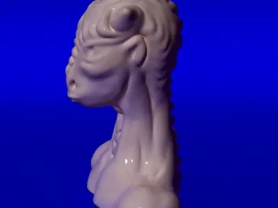 Firma ceramic bust 3D model