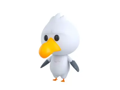 Character064 Seagull 3D model