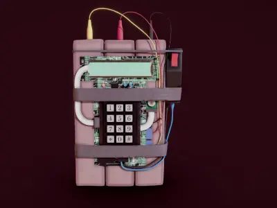 C4 Explosive 3D model