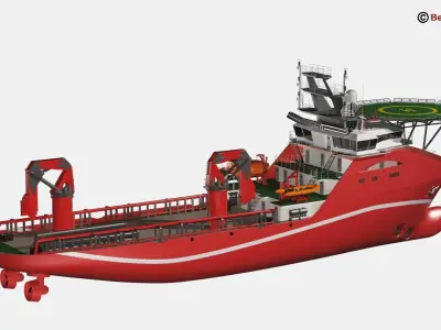 Generic Support Vessel 3D model