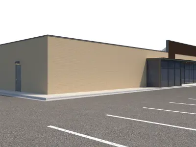 Retail-196 Retail Store 3D model
