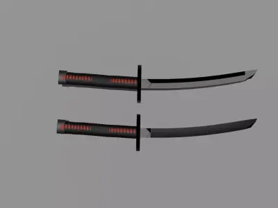 Katana Negra 3D model