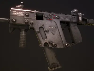 Kriss Vector Low-poly 3D model