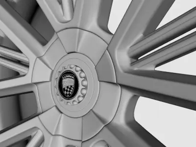 Wheels LUMMA CLR RACING 3D model