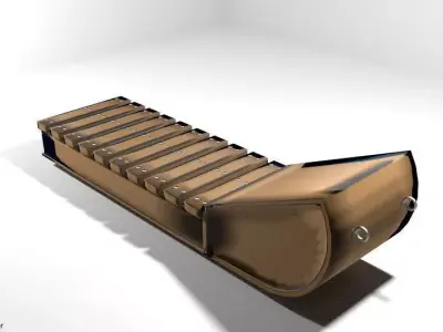 Sled - type 2 3D model
