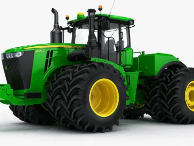 John Deere 9620R Power Tractor 3D model