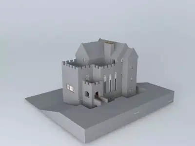 Norman Keep Free 3D model