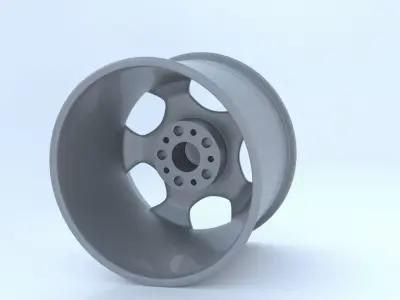 M Contour alloy rim 3D model