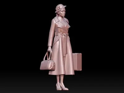 woman 3D print model order