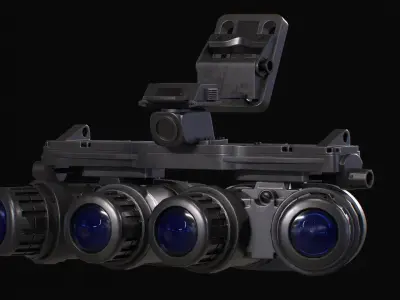 L3 GPNVG visor - low poly - game ready Low-poly 3D model