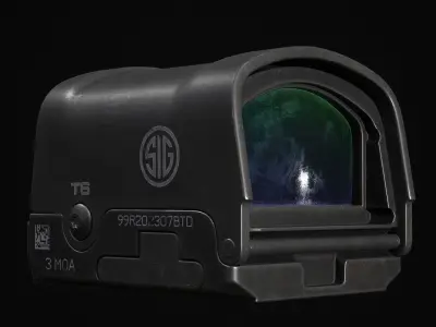 Sig Sauer Romeo2  Low-poly 3D model