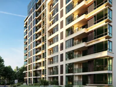 Highrise Building 09 3D model