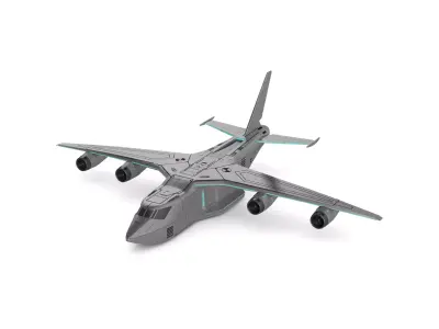 Transport Aircraft 3D model order