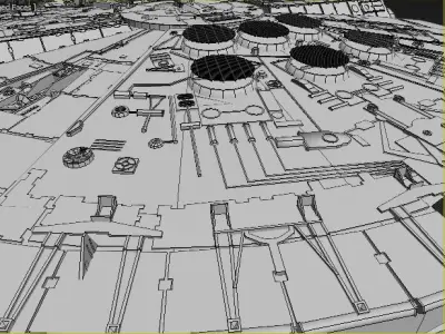 starwar spacecraft 3D model