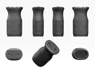 Magpul MVG MLOK Vertical Grip Free low-poly 3D model