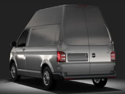 Volkswagen Transporter Van L1H3 T6 2017 3D model