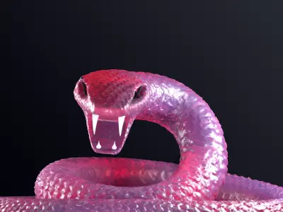 Snake Free 3D model 5