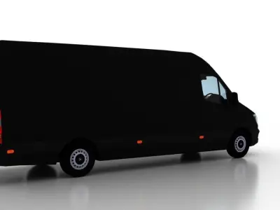 Mercedes Benz Sprinter L4H2 2015 Cargo UK 3D model