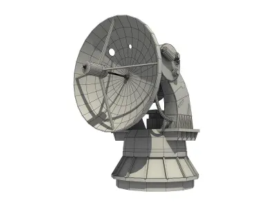 MK 92 STIR FIRE CONTROL RADAR 3D model