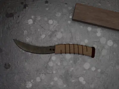 Rusty Weapons Pack Free low-poly 3D model