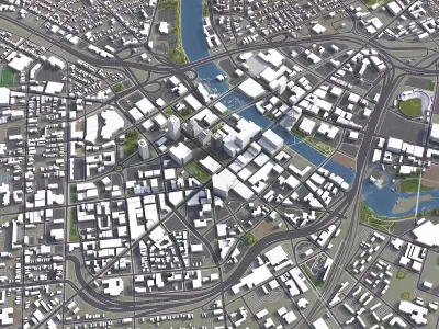 Rochester Low-poly 3D model