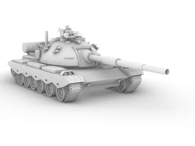 Type 88 Battle Tank 3D model