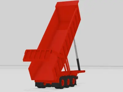 Rock Body Tiper Low-poly 3D model