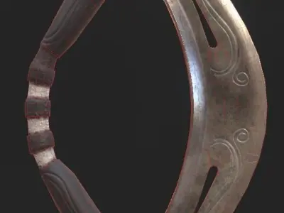 Blade Moon Low-poly 3D model purchase