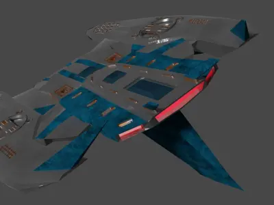 Captains yacht Free 3D print model