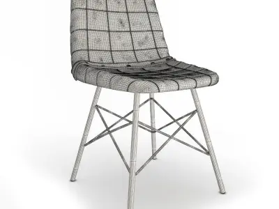 Vintage Chair Doris Square Segarra 3D model