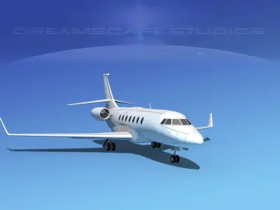 Dassault Falcon 2000 V01 3D model