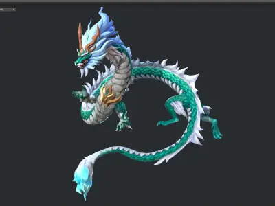 Myth dragon 3D model