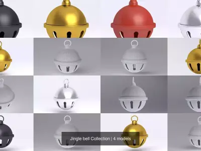 Jingle bell Collection 3D Model Pack