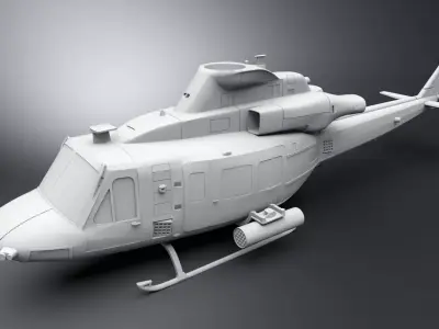 UH1Y Venom Shell model 3D print model