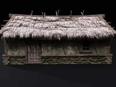 Two Realistic Medieval Houses Pack of High Quality purchase