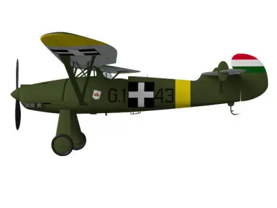 Focke-Wulf fw 56 stosser 3D model purchase